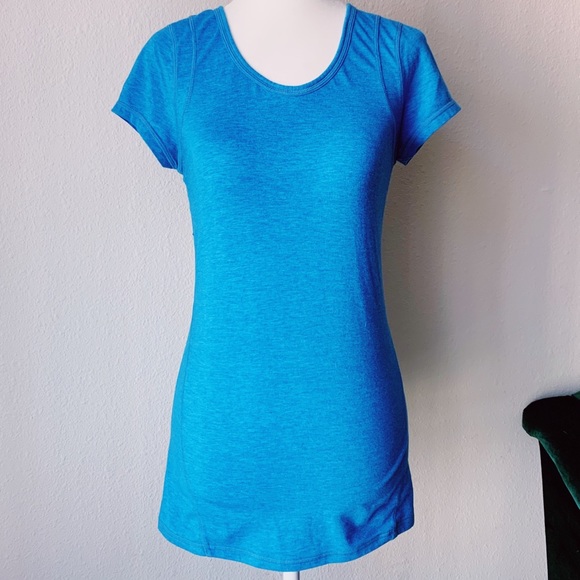 Zella Tops - Z by Zella Blue Performance Top Size S